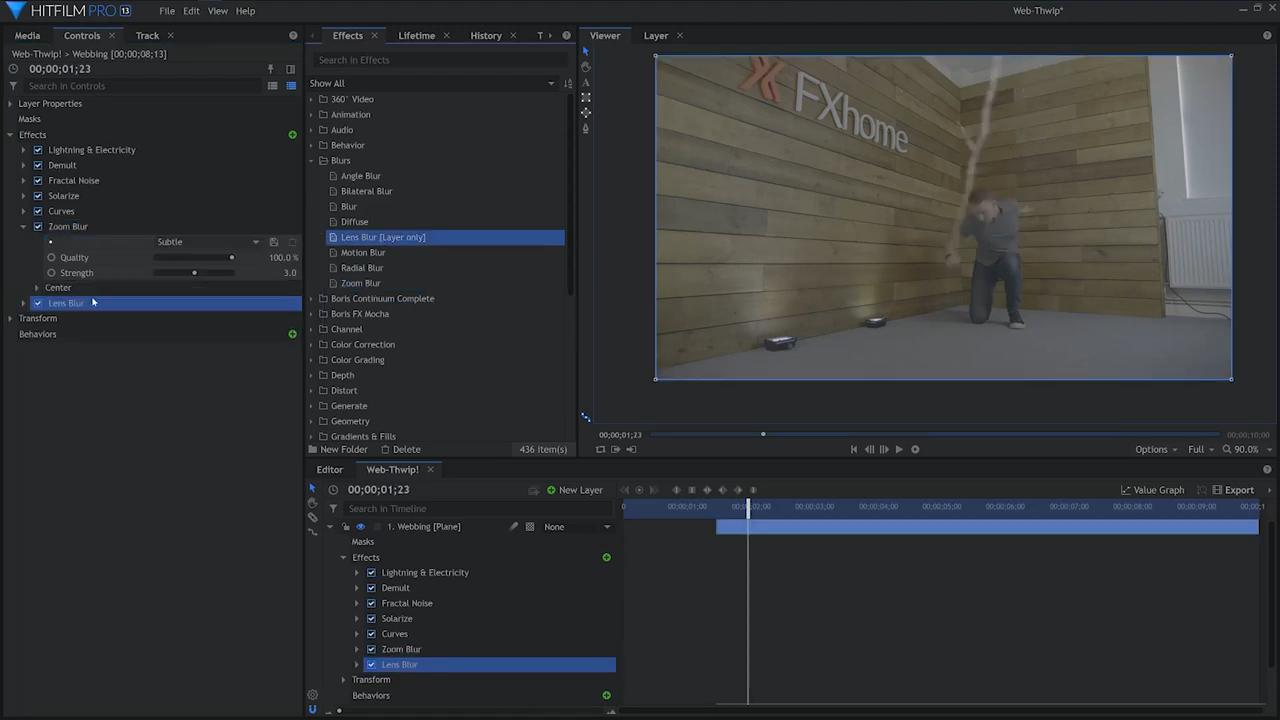 How to create the Spider-Man web shooter effect - Adding texture to the web